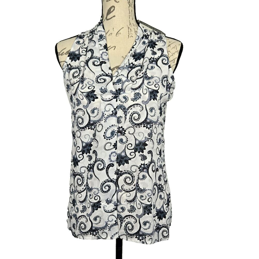 Violet Claire Women's‎ Size Small Black White Tank Top NWT
